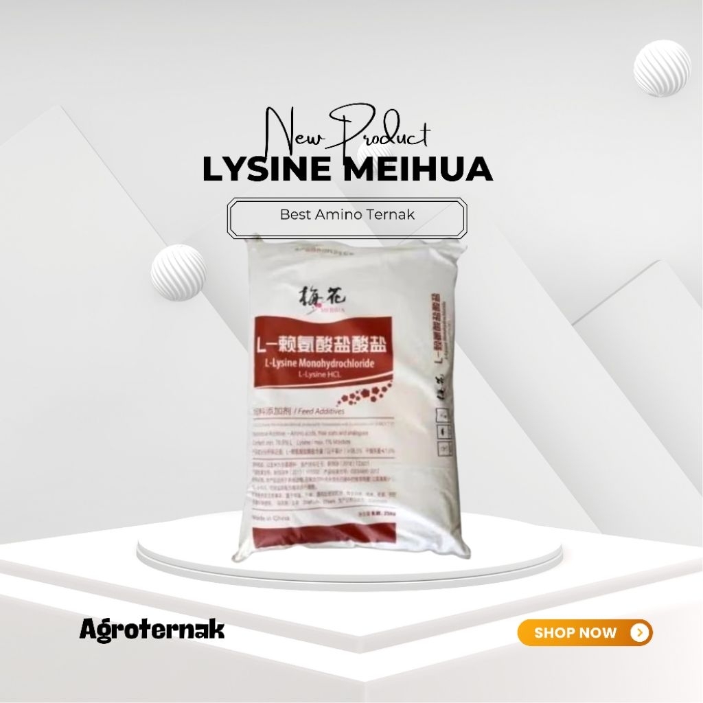 L-Lysine Lisin 98% Leusin Suplemen Vitamin Anjing Kucing Udang Ikan Ayam