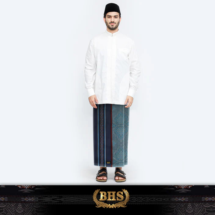 Sarung BHS Essential Gold Motif T46 JPC Abu-Abu