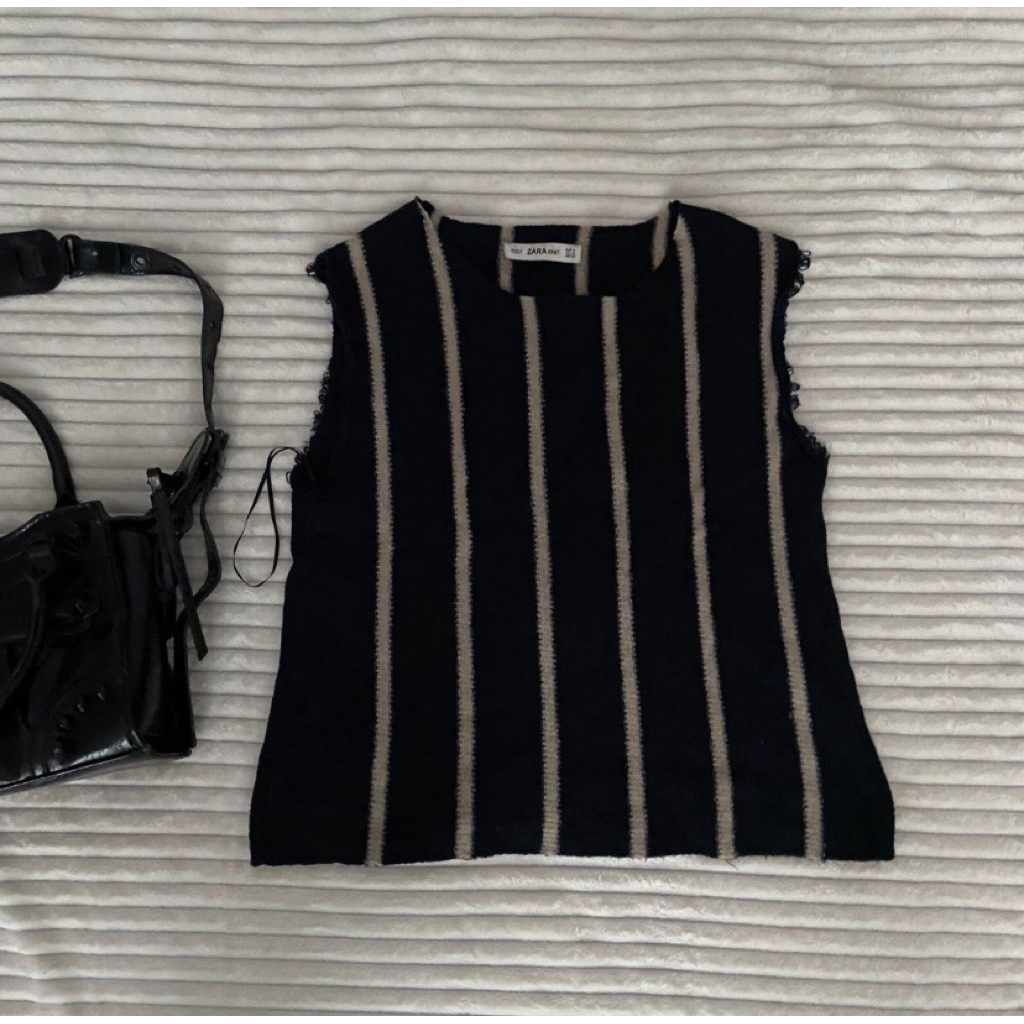 zara knit vest