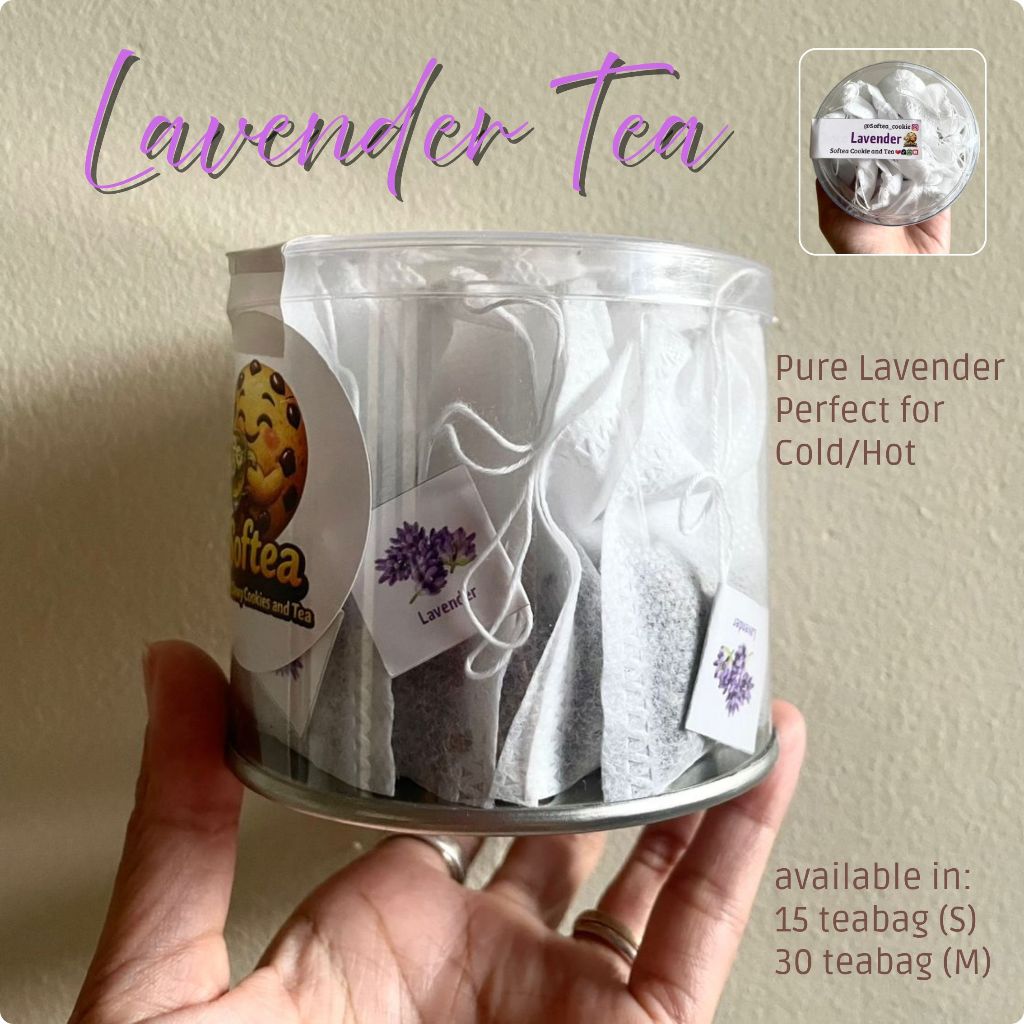 SOFTEA Artisan Lavender Tea - Lavender Flower Tea - Teh Lavender - Teh Bunga Lavender