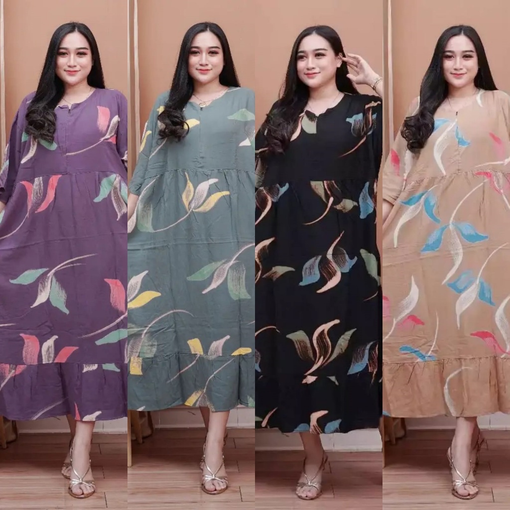 DASTER JUMBO WANITA LD 140 KEKINIAN LENGAN PENDEK