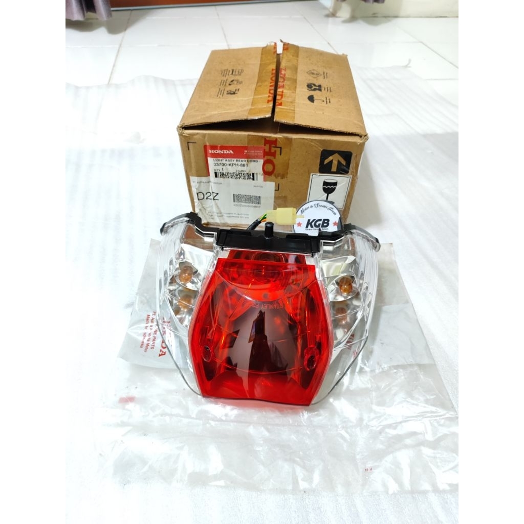 stop lamp lampu stop light assy rear comb karisma Ori baru ahm 33700 kph 881