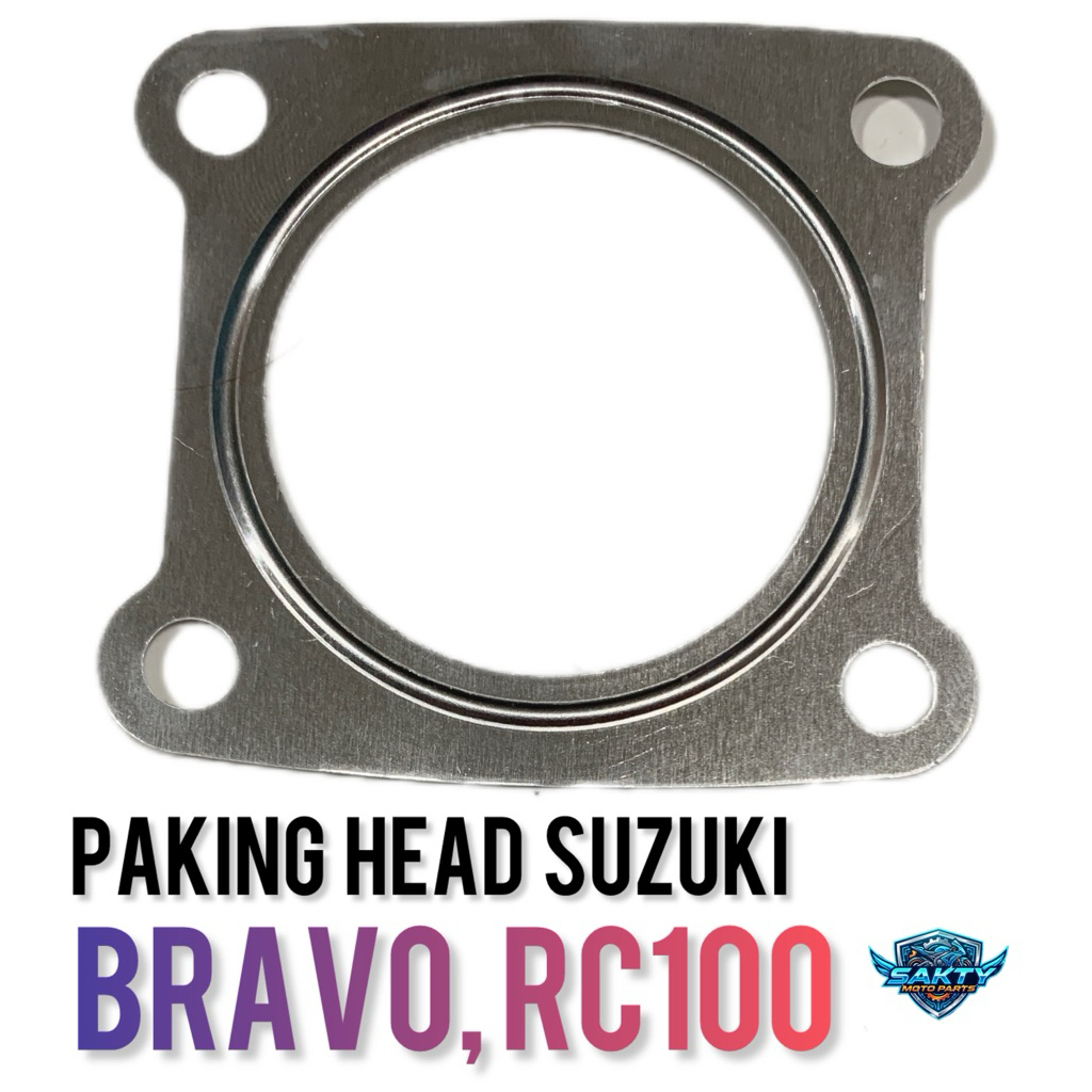 Paking Blok Head Suzuki RC100, Bravo