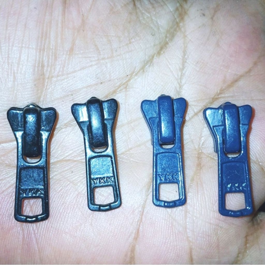 Kepala Resleting Jaket kulit Gigi Besi No 5 / kepala resleting tas Gigi besi no 5