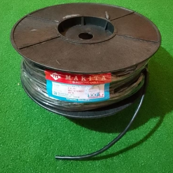 KABEL MICROPHONE MAKITA HITAM STEREO
