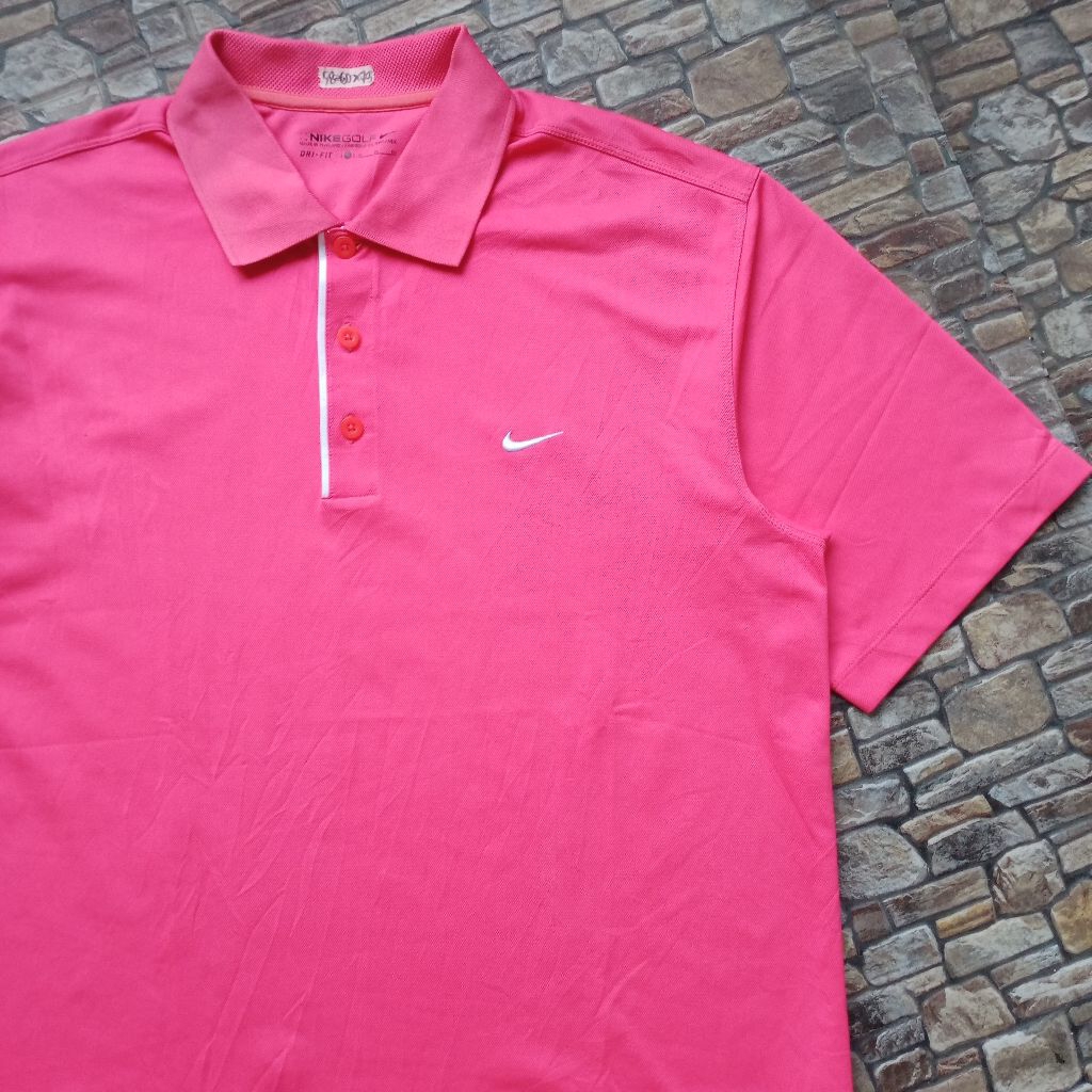 Kaos Jersey pria pl olahraga brand Nike Golf original