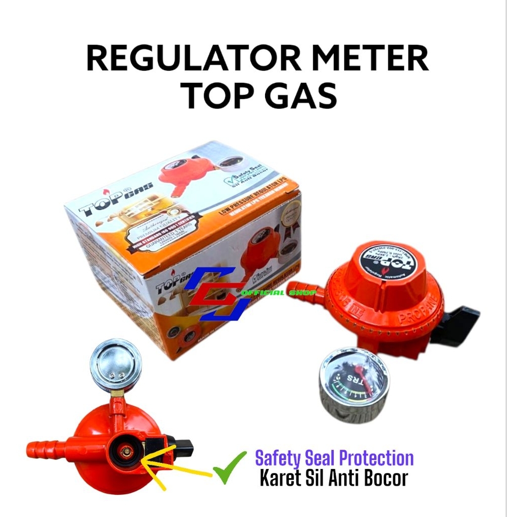 REGULATOR METER TOP GAS REGULATOR KOMPOR GAS LPG 3KG 12KG