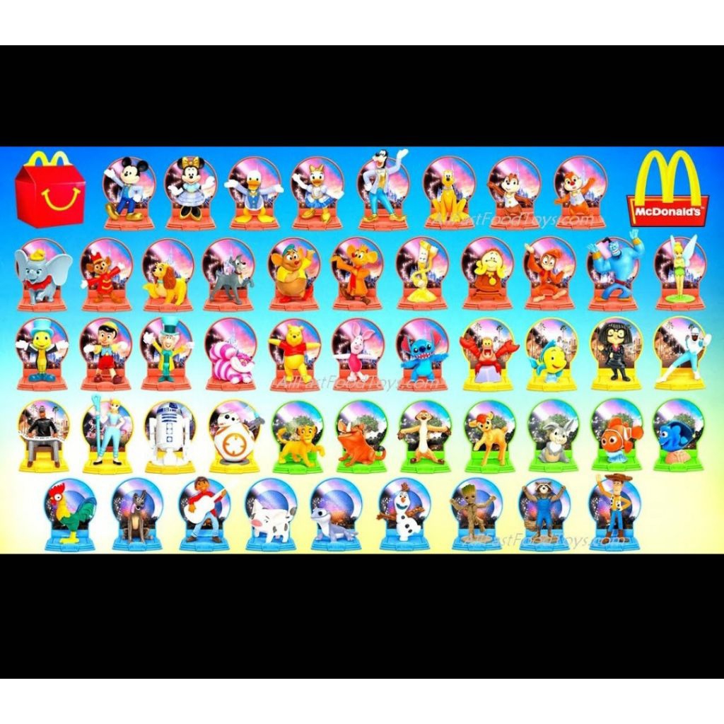 McD Walt Disney World 50th Lot of 40 (New in Package, Near Complete)