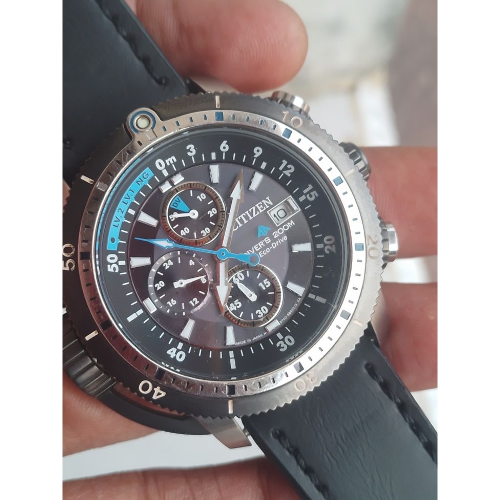 citizen eco-drive promaster aqualand diver's 200m jam tangan pria original preloved/second/bekas