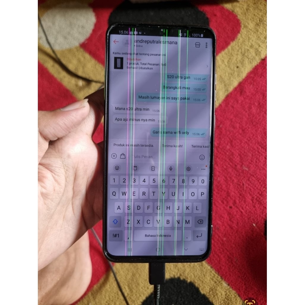 samsung s20 ultra minus lcd