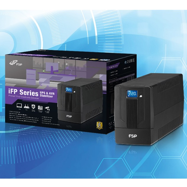FSP UPS FSP IFP 1000 VA Seri iFP Stabilizer untuk Perlindungan Listrik Rumah dan Kantor