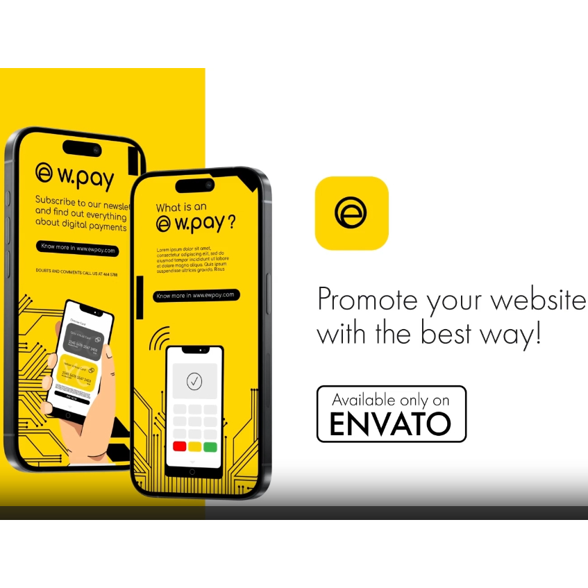 Template Video Promo Website & Mobile Video for Premiere Pro