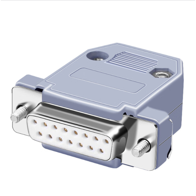 Konektor VGA DB 15 pin Female + Cover / konektor DB15 Female / Konektor VGA DB9