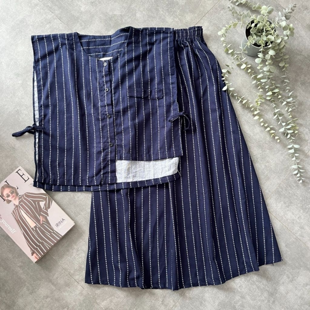HELGA SETROK/SET ROK SALUR LINEN PREMIUM