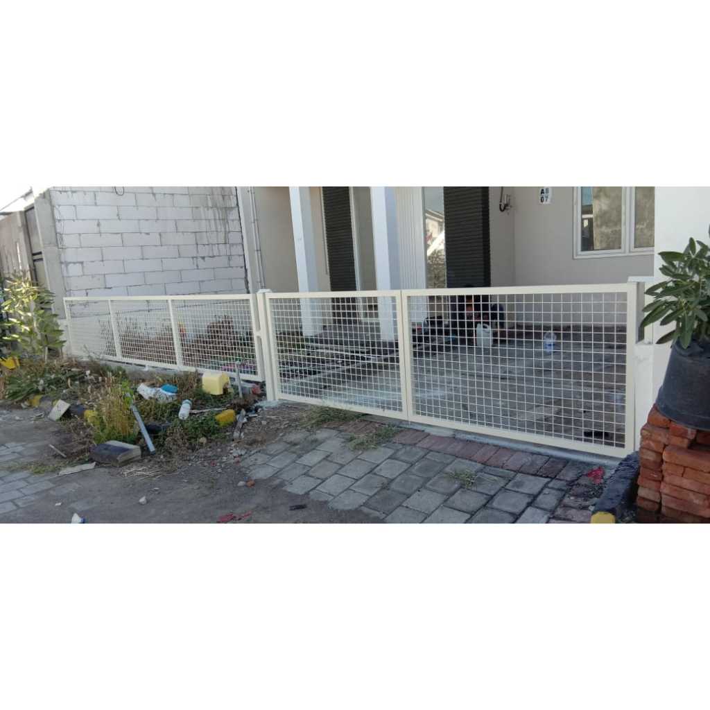 Pagar Wiremesh Sederhana dan Kuat