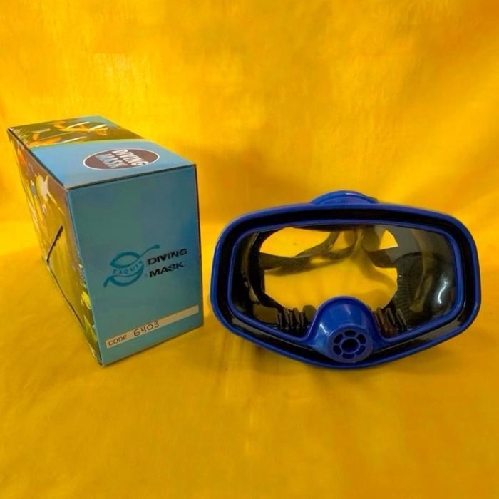 Azko Ws - Diving Mask 2 Glasses Exquis 6403 Tw / Masker Menyelam Taiwan Kacamata Selam