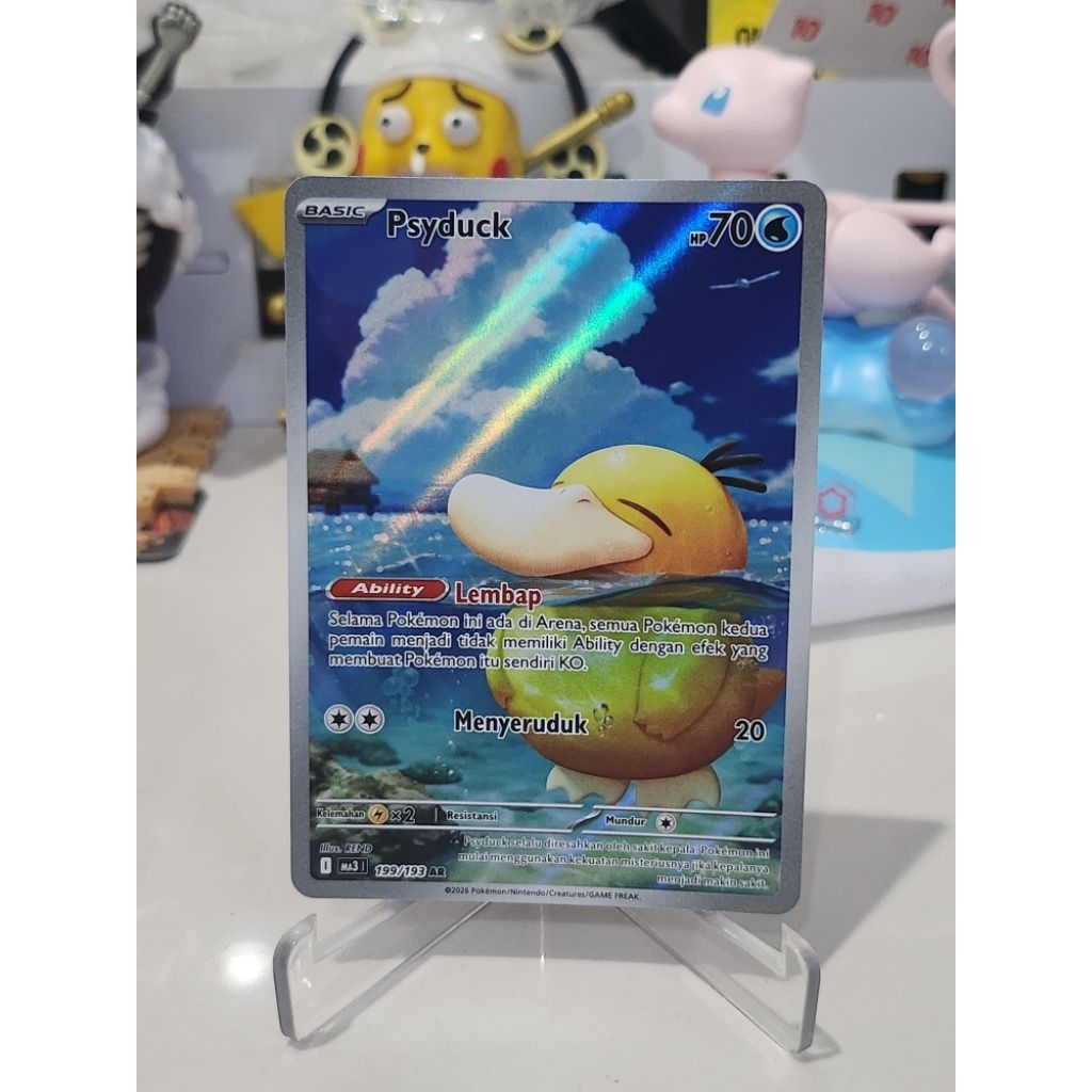 Psyduck AR Kartu/Card Pokemon TCG Indo