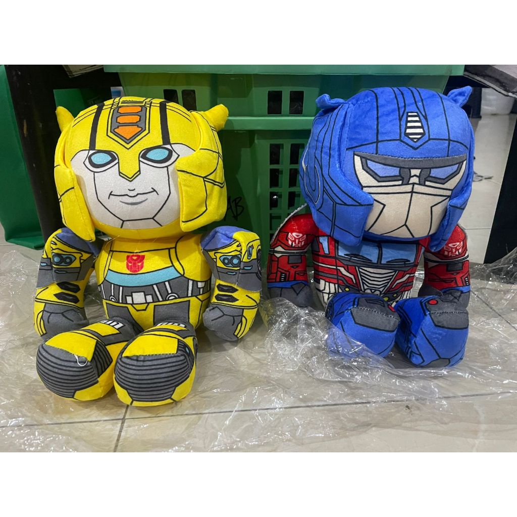 Boneka Transformers 24cm Boneka Optimus Prime Boneka Bumblebee Boneka Transformer Boneka Corgi New N
