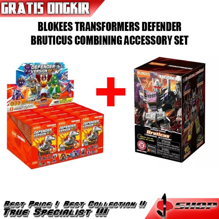 BLOKEES / BULUKE TRANSFORMERS GALAXY DEFENDER - BRUTICUS COMBINING ACCESSORY SET