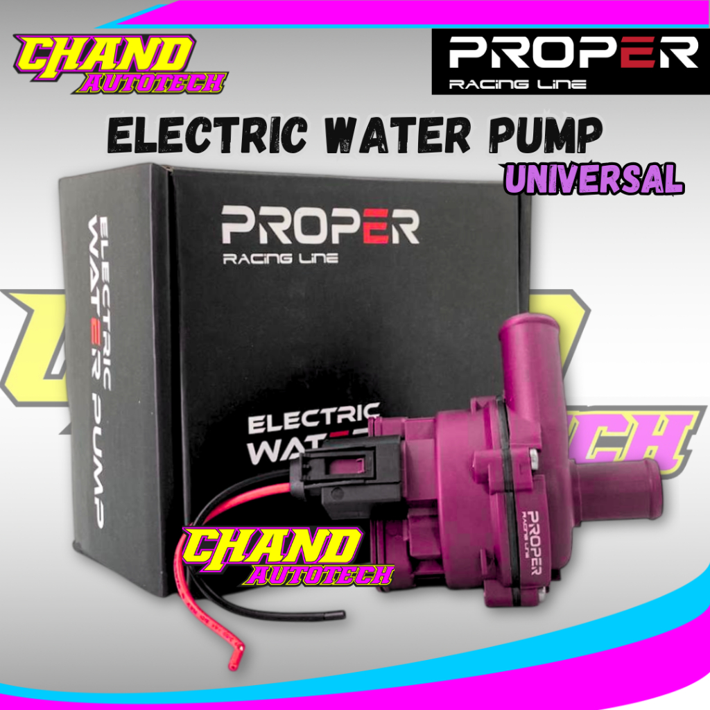 EWP Radiator PROPER RACING LINE Universal EWP PROPER UNIVERSAL Elektrik Waterpump Proper Racing Line