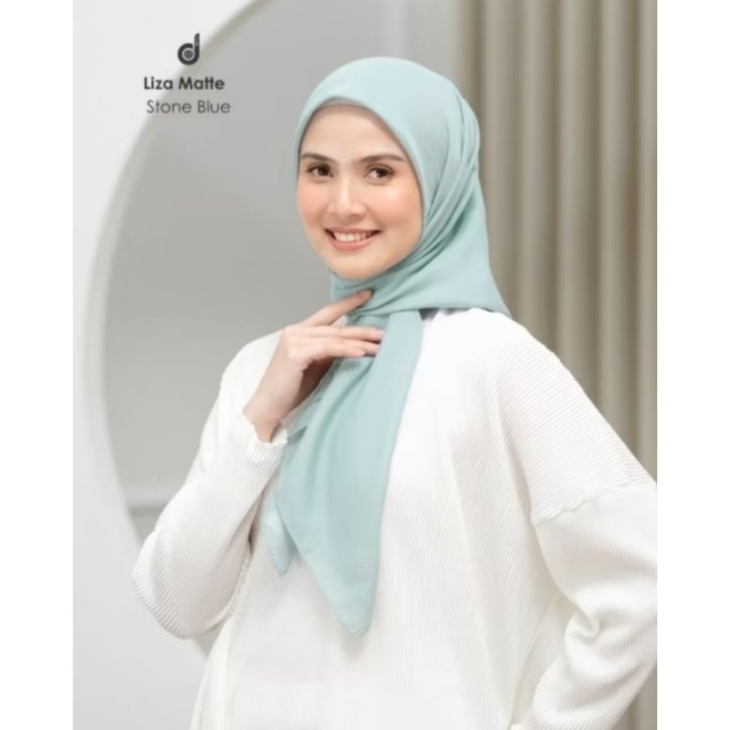 NEW SALE ,, Hijab Polos Liza Matte DEENAY Liza matte // Deenay Polos Original // Deenay Doubel Logo 
