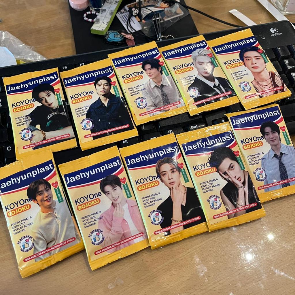 JOMPO STARTER KIT Jaehyun NCT127 Koyo Plester Vitamin C Sticker + KOYOne Bojoku Jaehyunplast VitaJae
