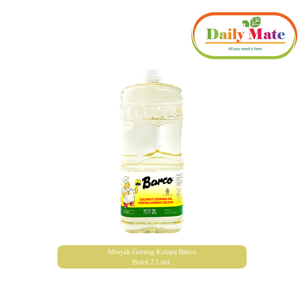 Barco Minyak Goreng Kelapa Botol 2 Liter/Barco