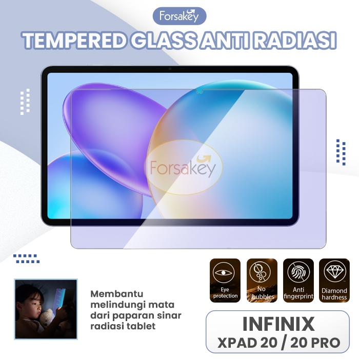 Tempered Glass Anti Radiasi untuk Infinix Xpad  30e 30 e / 20 11 / X Pad 20 Pro 12 Inch Tab Tablet 2