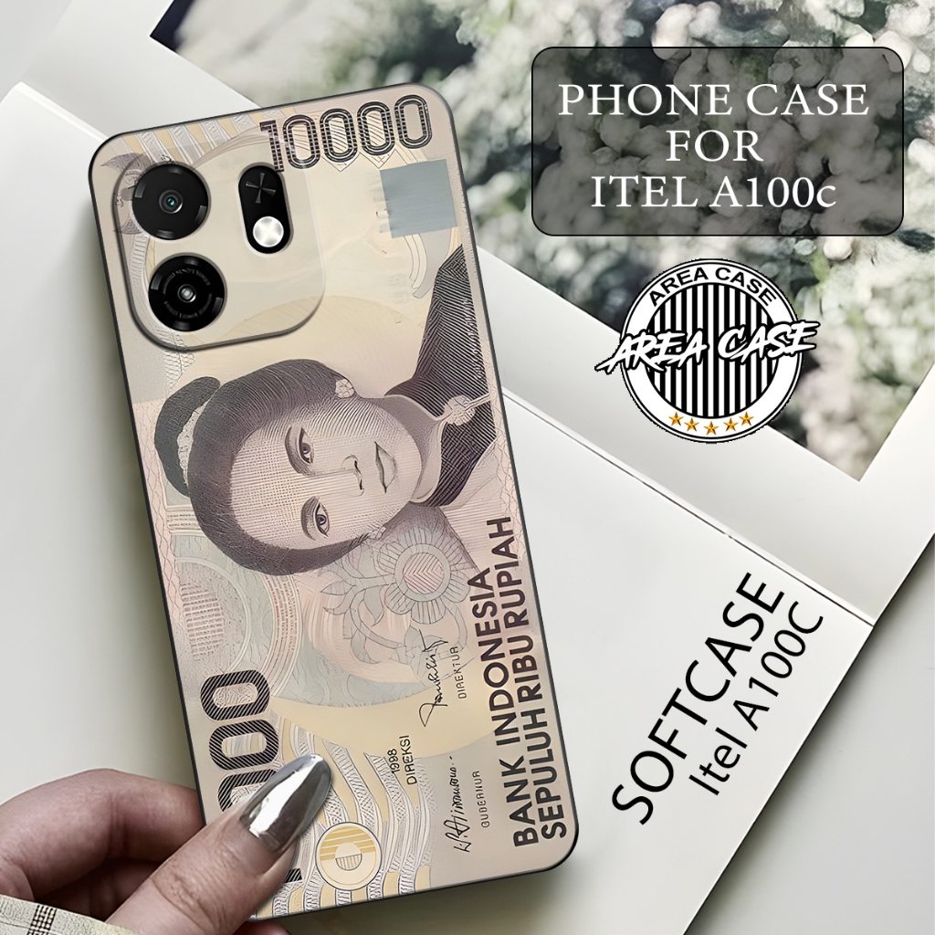 AREA CASE | Softcase Handphone Itel A100c Terbaru 2026 | Case Anti Slip Nyaman Di Genggam Murah Berk