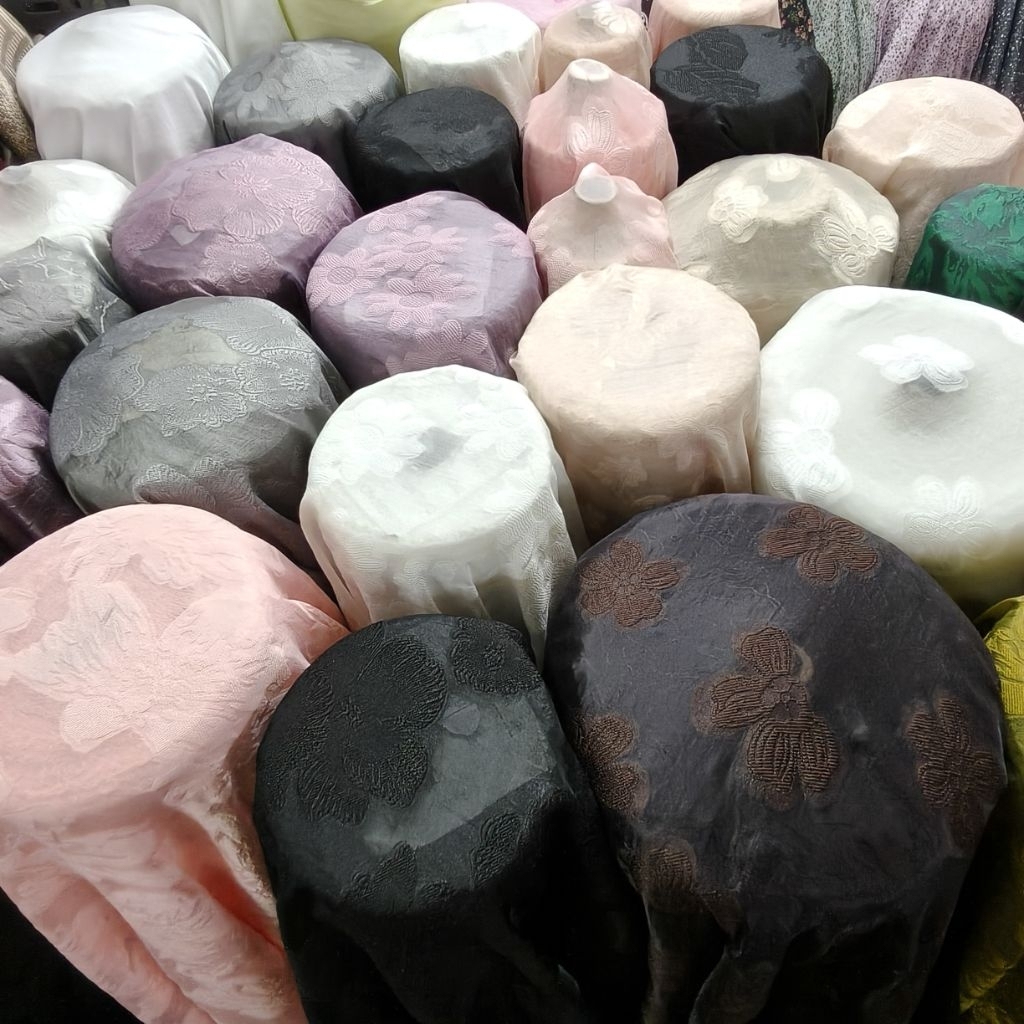 kain organza / organdi bordir