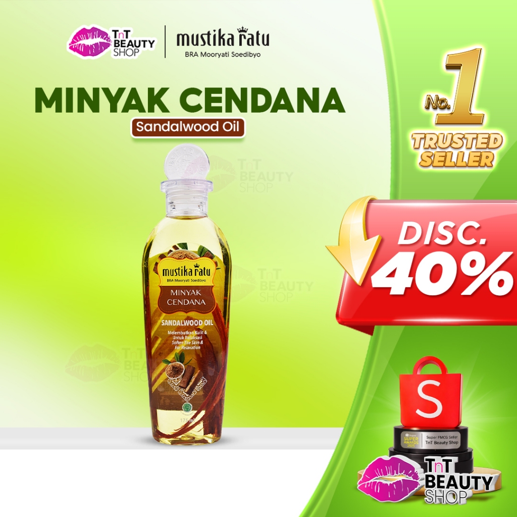Mustika Ratu Minyak Cendana 175ml - Sandalwood Oil Essentials MustikaRatu | TnT Beauty Shop