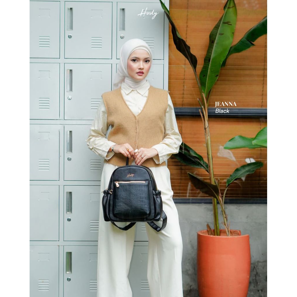 Jeanna Backpack By Hody | Synthetic Leather Bag