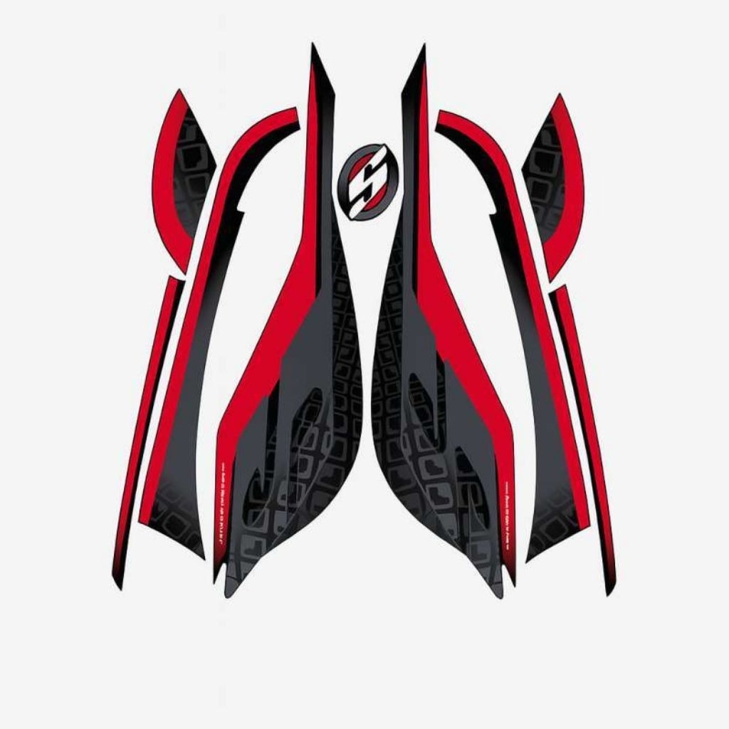 Striping stiker body motor Honda Scoopy Sporty 2018 stiker list bodi motor scoopy sporty tahun 2018