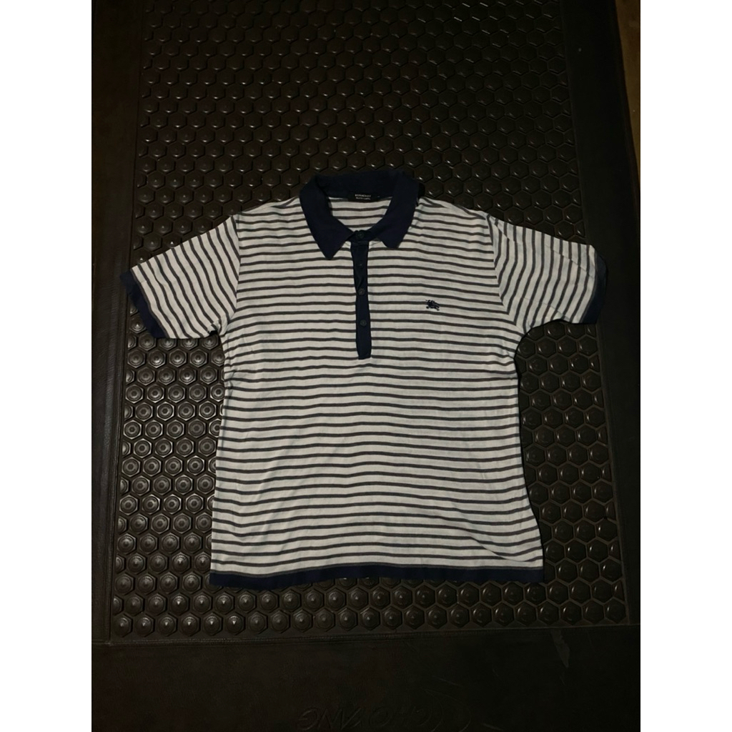 POLOSHIRT SUPER LUXURY BURBERRY BLACK LABEL SALUR MEWAH BRANDED