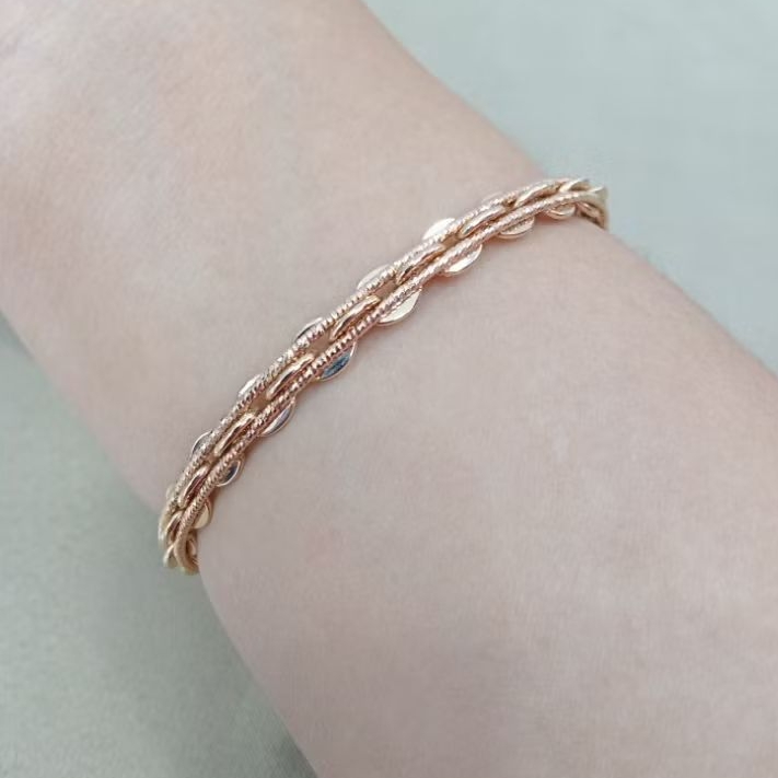 gelang emas tua variasi rantai polos