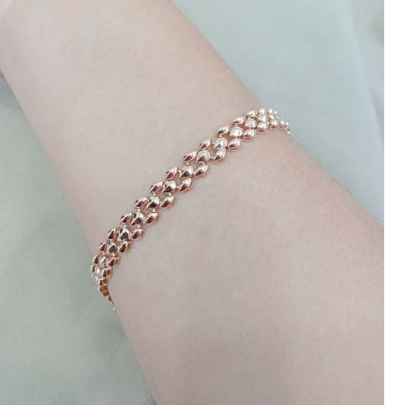 gelang emas tua variasi lebar polos