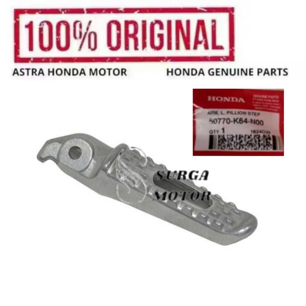 Pijakan Kaki Arm Foot  Step Belakang Kiri Motor Honda CBR 250RR CBR250 RR CBR250RR 50770K64N00 50770