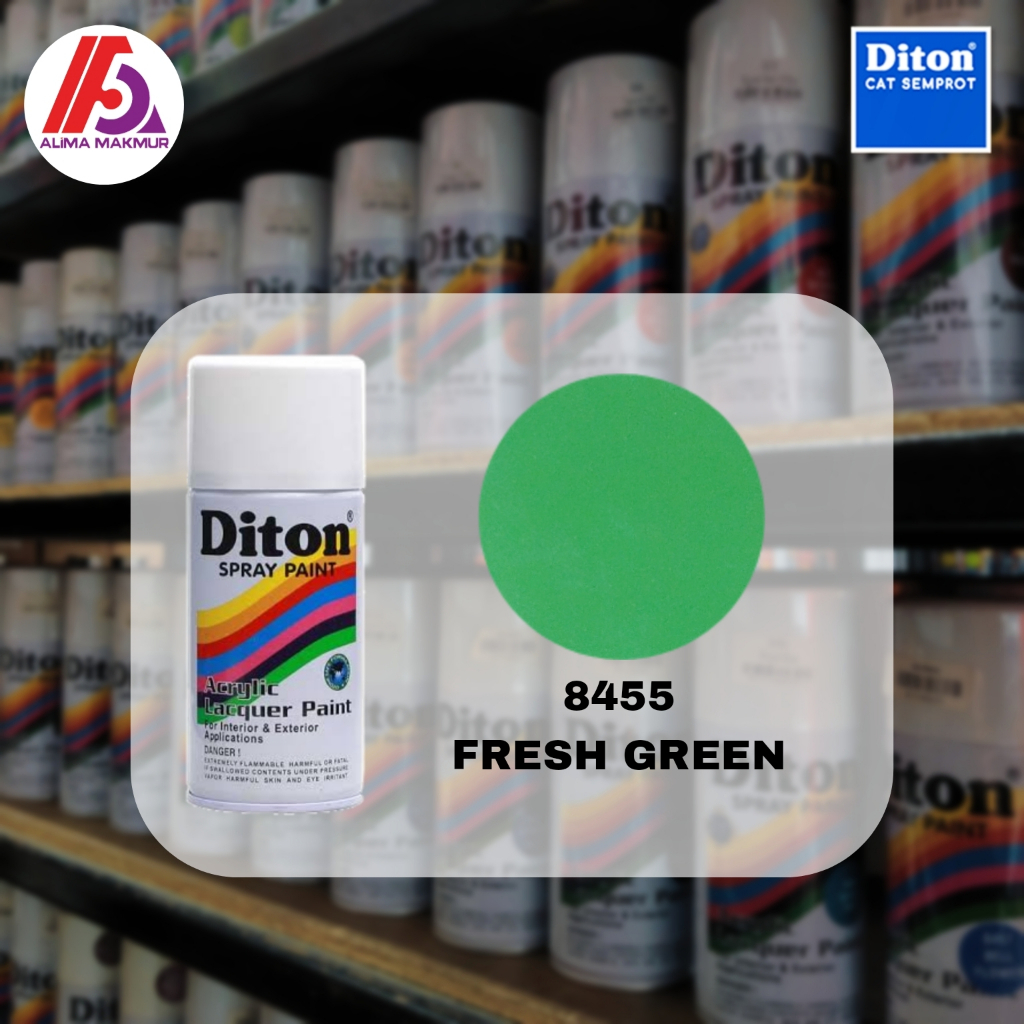 Diton Acrylic 8455 Fresh Green 300cc / Pilok Diton Hijau Muda / Pilok Diton Fresh Green