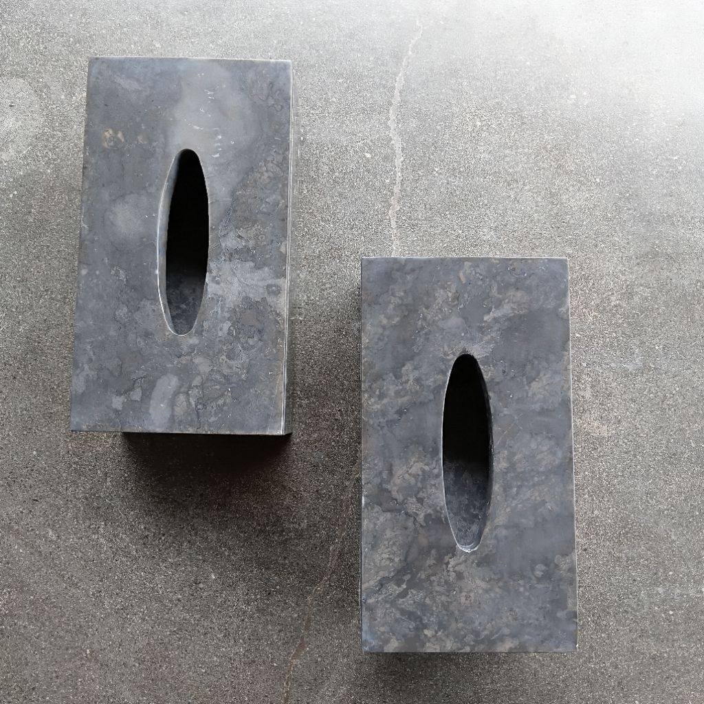 Tempat Tisu Batu Marmer / Tissue Marmer Box