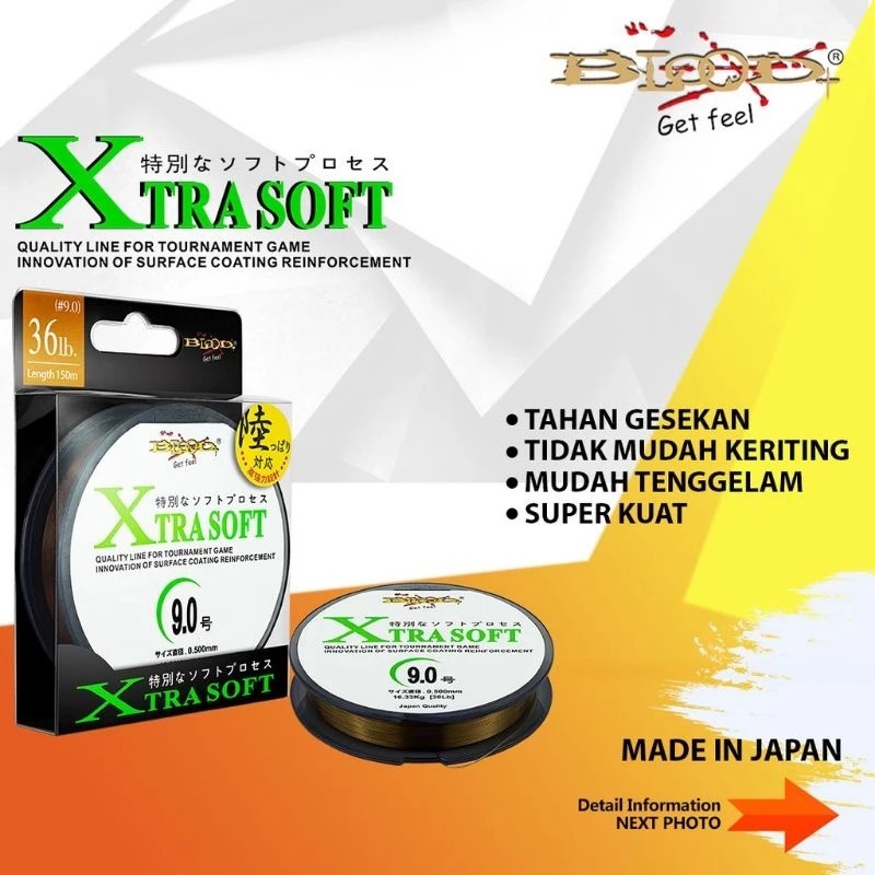 Senar Pancing  Blood-X Xtra Soft 150M