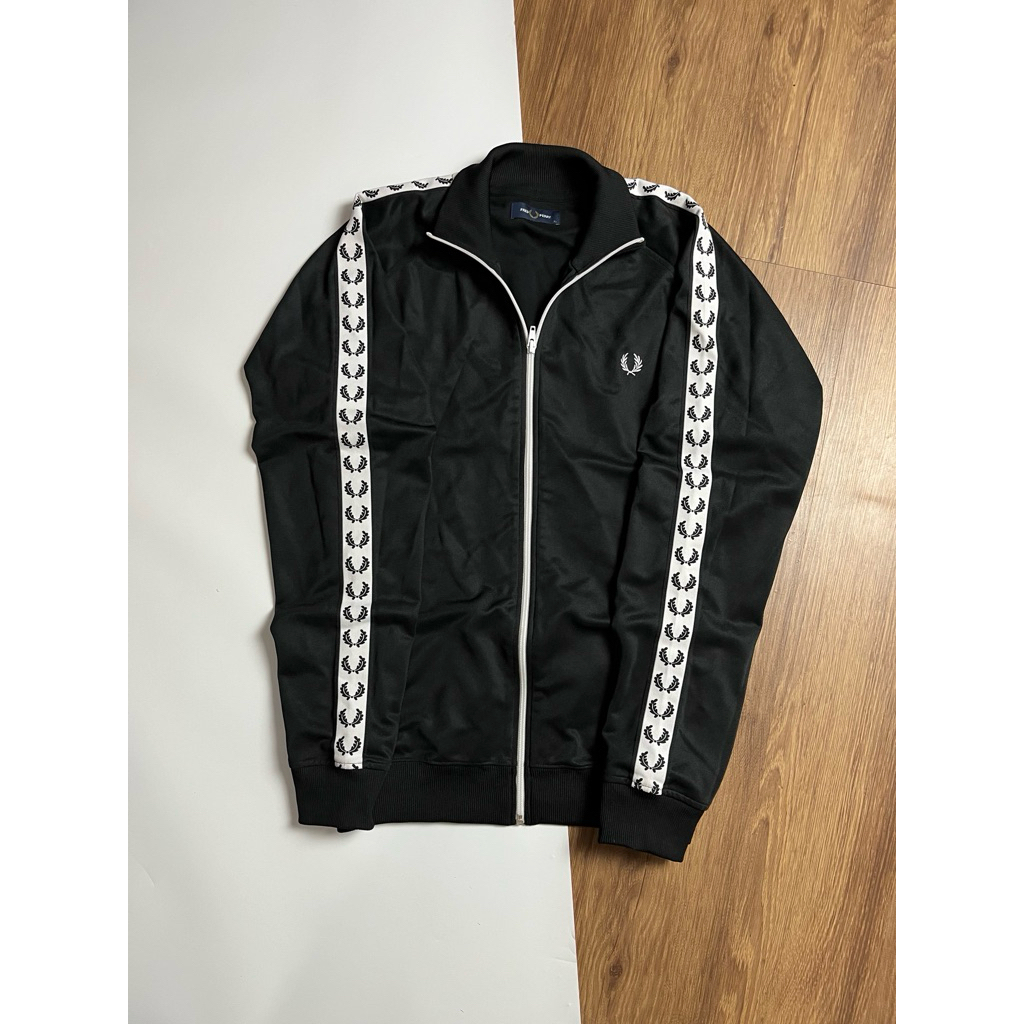 fred perry tracktop taped