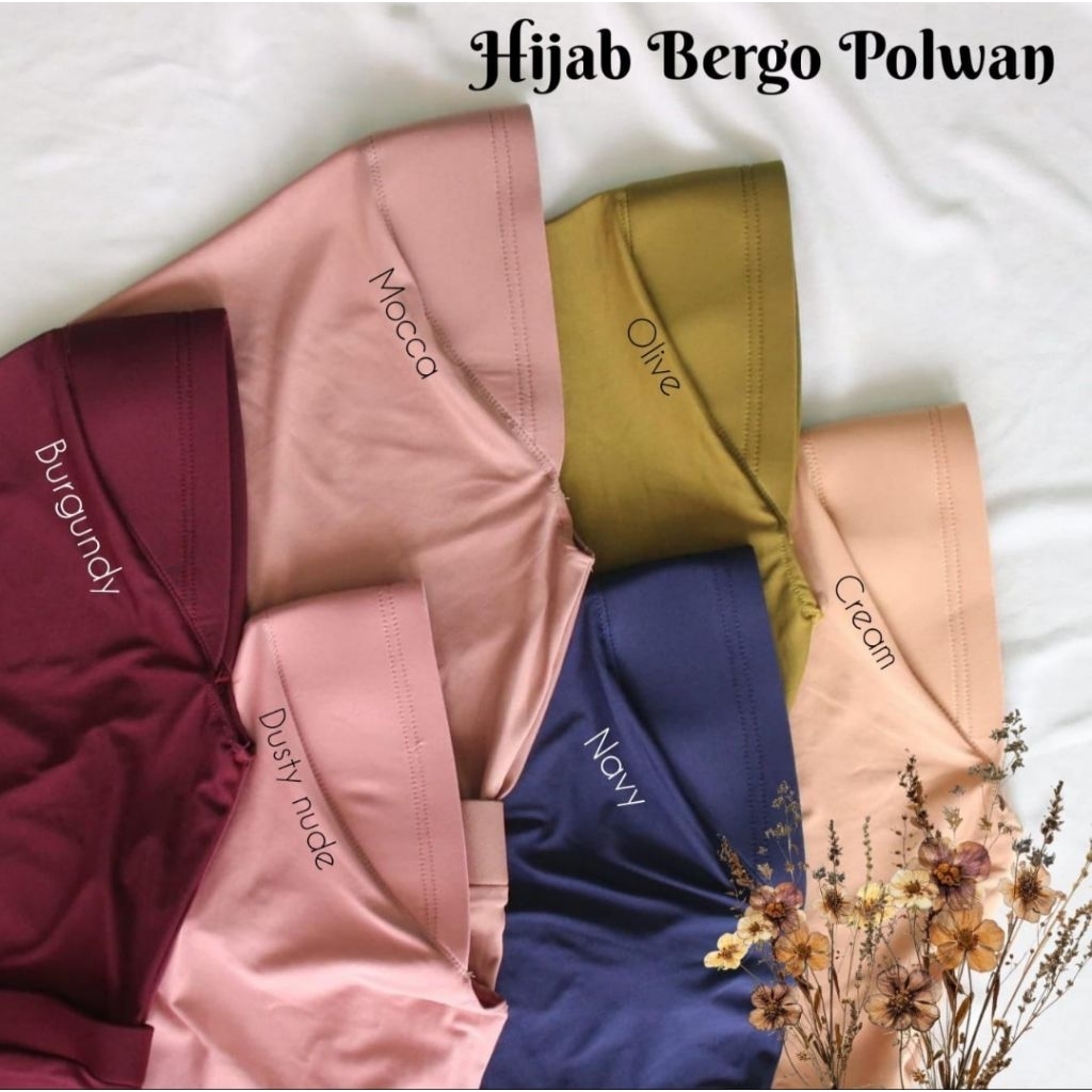bergo polwan olahraga sport