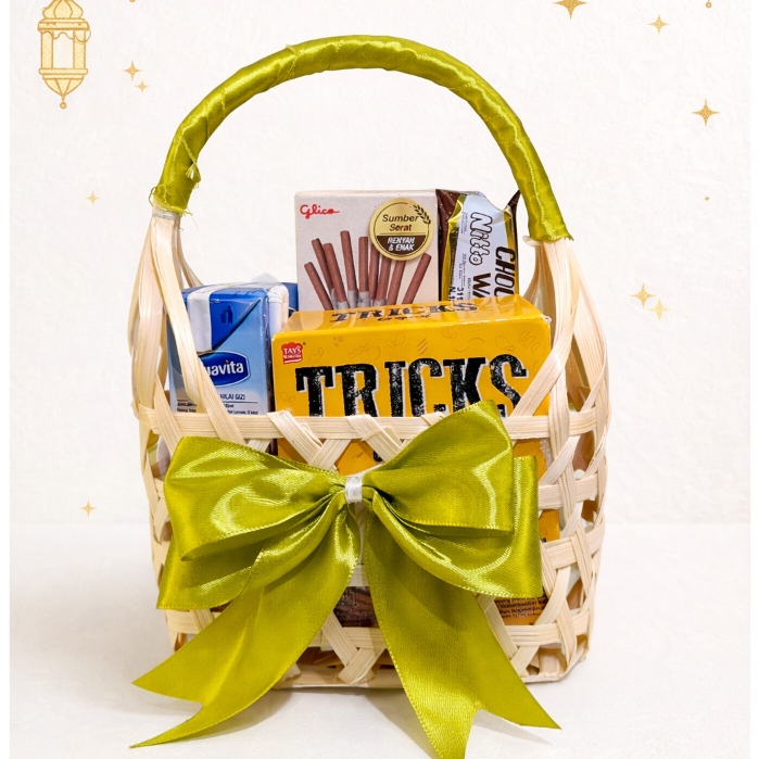 MEDIUM 02/HAMPERS LEBARAN IDUL FITRI/PARCEL LEBARAN IDUL FITRI UKURAN SEDANG/PARCEL KERANJANG/GIFT R
