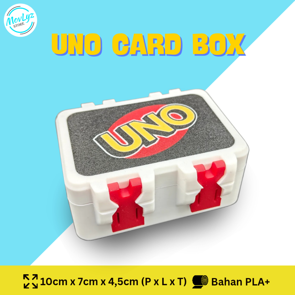 UNO Card Box – Tempat Kartu UNO Custom