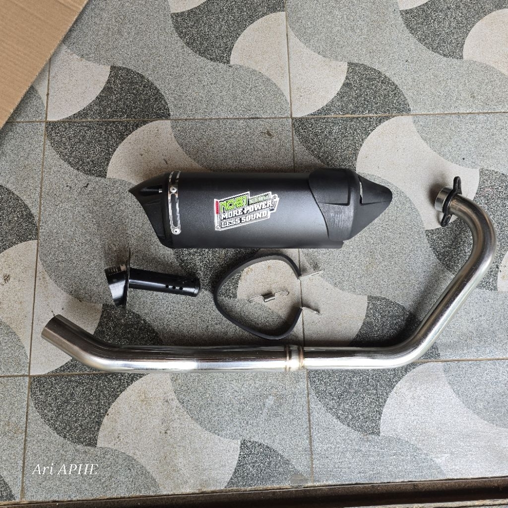 knalpot NOBI NOB1 NEO SS original SATRIA FU 150 KARBU fullsystem