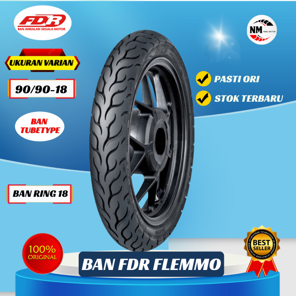 FDR Flemmo Ban Motor Ring 18 300 ,90/90 Non Tubeless