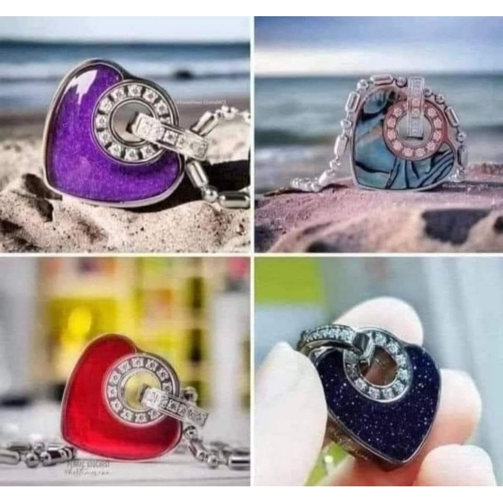Kalung Kesehatan Love Heart Memperlancar Peredaran Darah 100% Original MCI Tahan Karat