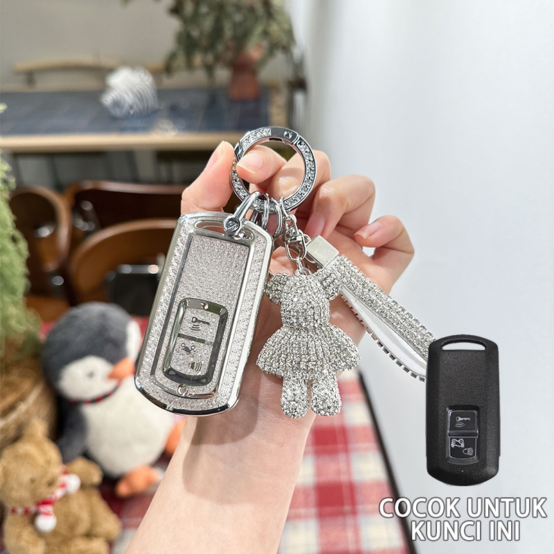 Cover Kunci motor Honda Scoopy 2020-2022 /Vario 125 150 2019 Bahan TPU Premium 2021 Remote Smartkey 