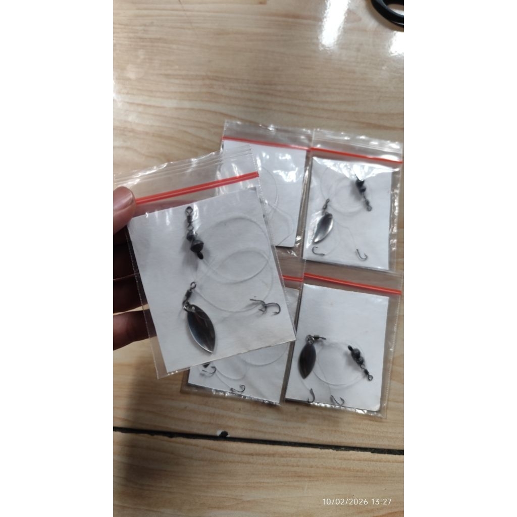 rangkaian lure casting ikan soro/mahseer lokal siap pakai