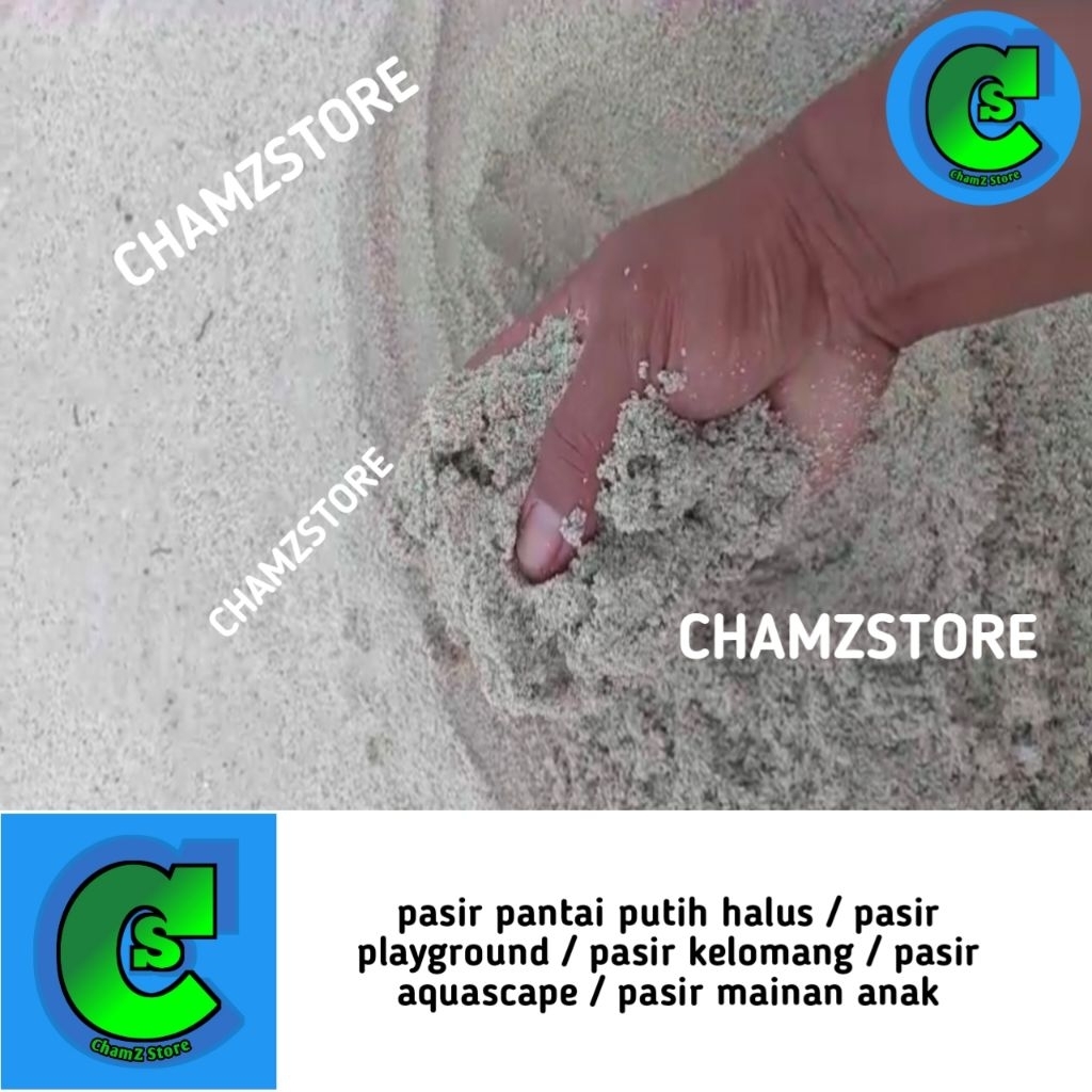 pasir pantai putih halus / pasir laut halus / pasir playground / pasir kelomang / pasir aquascape
